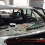Audi 200 tagaklaas eemaldatud