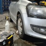 VW Polo tulede taastamise protsess poole peal